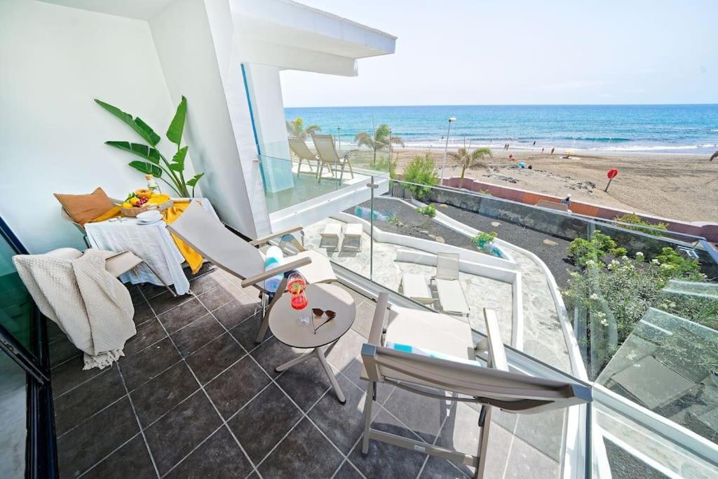 Amapola Blue Sea - Recien Reformado, Frente Al Mar Apartment San Agustín Exterior foto