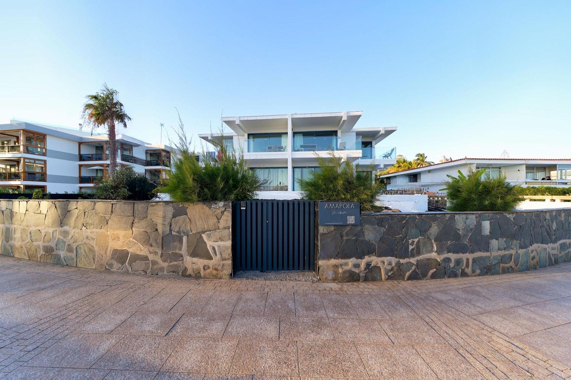 Amapola Blue Sea - Recien Reformado, Frente Al Mar Apartment San Agustín Exterior foto